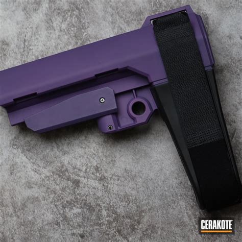 Sba3 Brace Cerakoted Using Bright Purple Cerakote