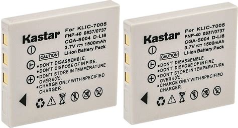 Amazon Kastar 2 Pack Battery Replacement For Benq DLI 102 Battery