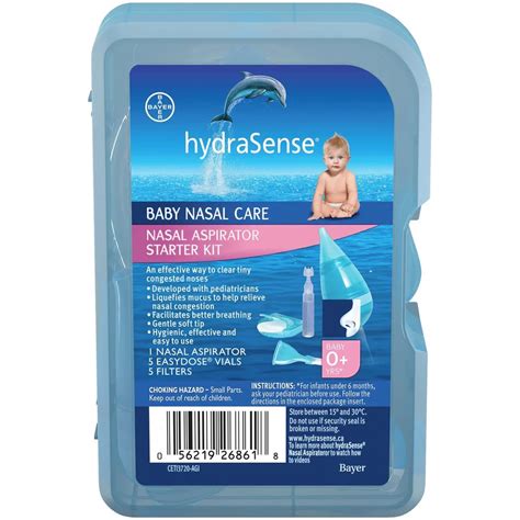 Hydrasense Nasal Aspirator Starter Kit Baby Nasal Care Relieve