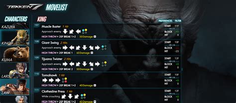 Tekken Move List Polashift