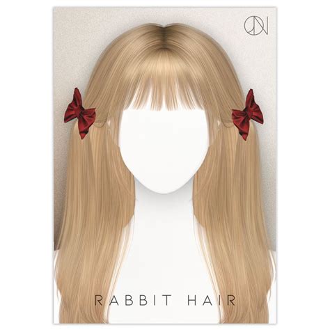 JINO HAIR N5 RABBIT SALU RIBBON ACC JINO Sims Sims 4 Contenu