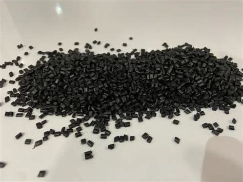 Non Woven Poly Propylene Pp Black Shiny Granules For General Plastics