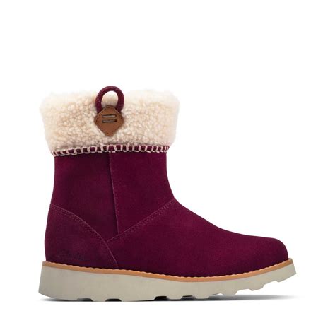 Clarks Boots Best Price Online - Purple Kids Crown Loop