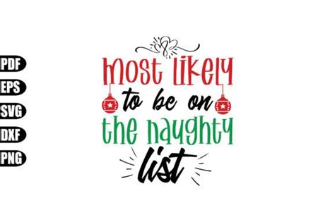 Most Likely To Christmas Svg Bundle Bundle Creative Fabrica