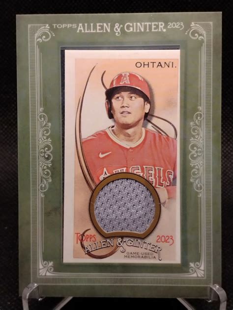 Topps Allen Ginter Mini Framed Relic Shohei Ohtani Mfr