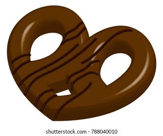 Pretzel Chocolate Milk Stock Vector Royalty Free Shutterstock