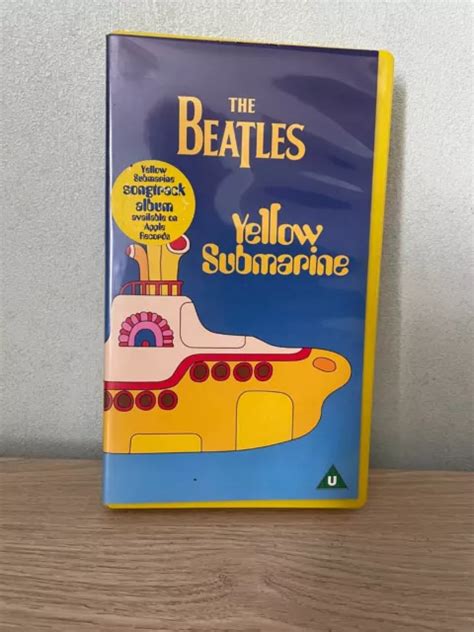 The Beatles Yellow Submarine Movie Vhs Collectable Vintage New