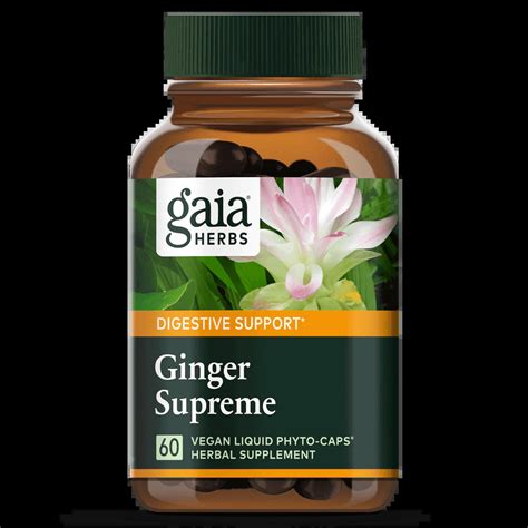 Gaia Ginger Supreme 60 Liquid Phyto Caps Natures Health Shoppe