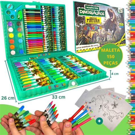 Maleta De Pintura Infantil Estojo 150 Peças Para Colorir no Shoptime