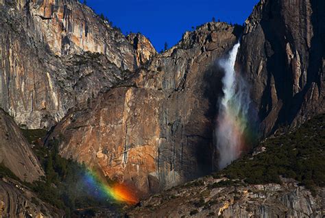 Yosemite Falls Double Rainbow Photo William Hartshorn Photos At