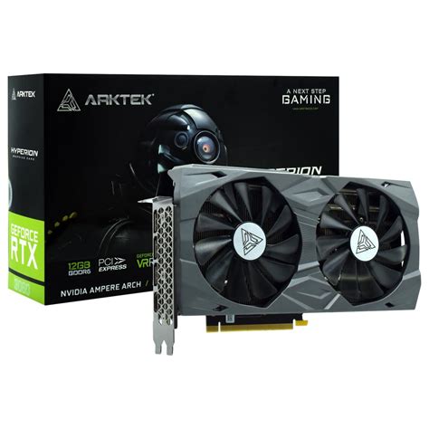Placa de Vídeo Arktek Hyperion Gaming 12GB GeForce RTX3060 GDDR6 ...