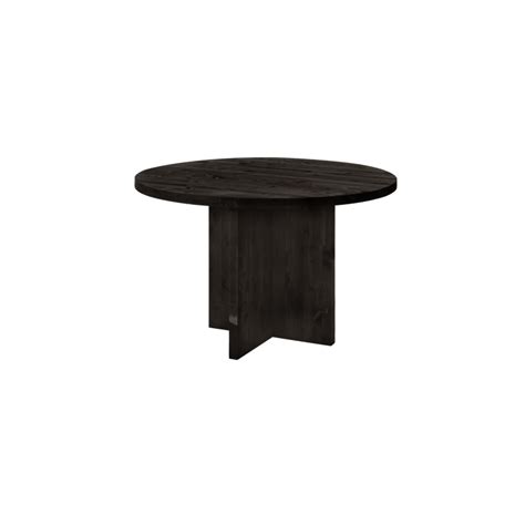 Mesa De Comedor Redonda Tokyo Negra Decowood