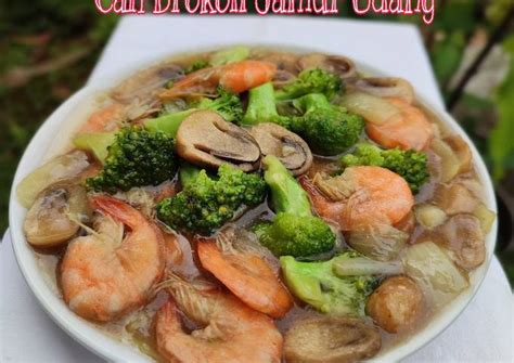 Resep Cah Brokoli Jamur Udang Oleh April Umi Hannahani Cookpad