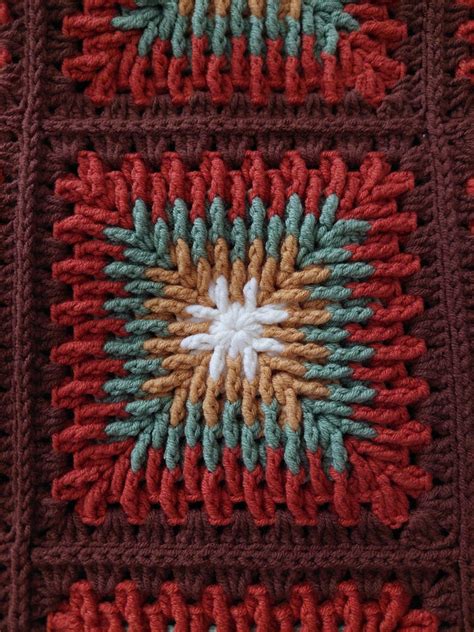 Crochet Granny Square Sofa Throw Crochet Granny Square Throw - Etsy