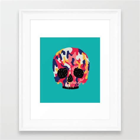 SKULL Framed Art Print By Catalin Anastase Society6