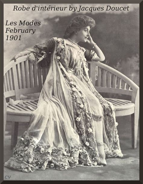 Jacques Doucet Robe d intérieur Les Modes February 1901 Also called