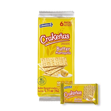 Colombina Crakeñas Crakenas Butter Premium Crackers 6