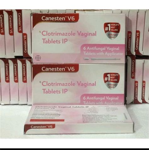 Canesten V6 Clotrimazole Vaginal Tablets Antifungal Vaginal Tablets W