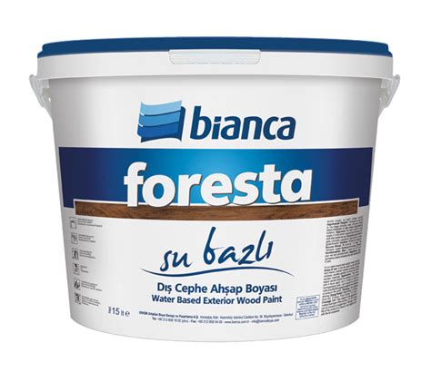 Foresta Water Based Wood Paint Bianca Boya