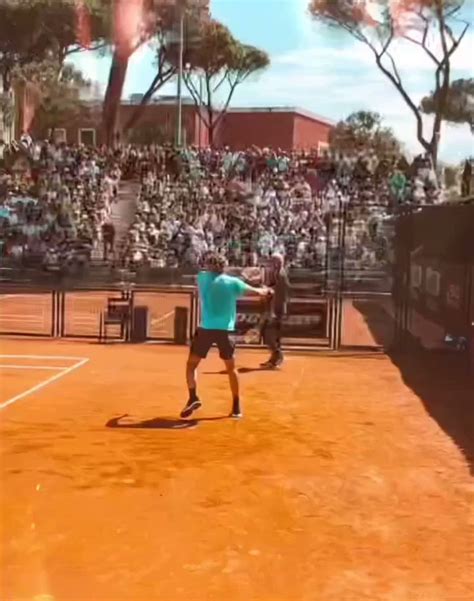 Tsitsidaily On Twitter Stef Practicing Today In Rome Https T