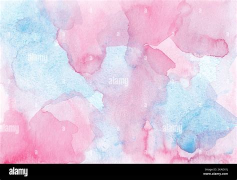 Acuarela rosa pastel textura de fondo azul Fotografía de stock Alamy