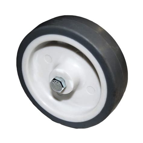 Nylon Hub Rubber Wheel Trojan Trolleys Castors