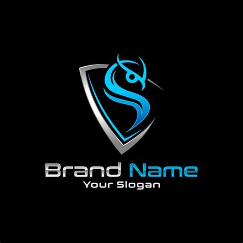 Premium Vector Shield Owl Logo