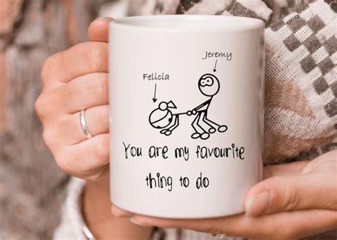 Funny Couple Sex Mug Personalized Mug Fun Birthday Gift Etsy