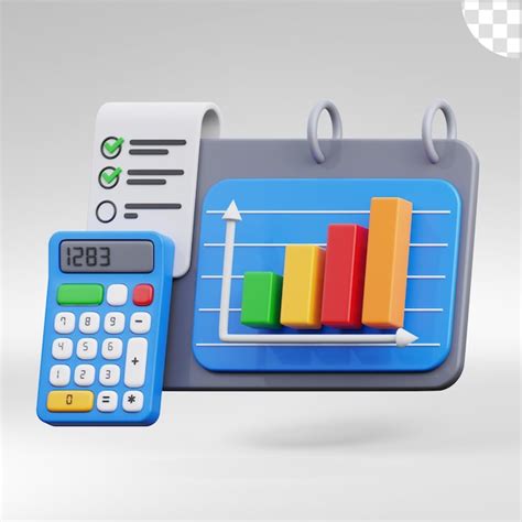 Premium Psd Psd D Calculator Math Device Financial Analytics Icon