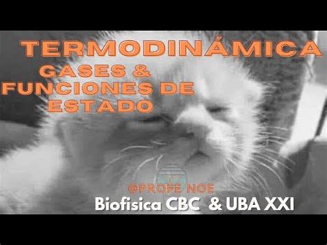 Termodinámica Gases y funciones de estado Biofísica CBC UBA XXI