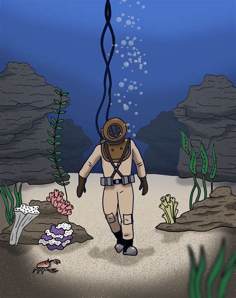 Deep Sea Diver | Cartoon, Historical figures, Character