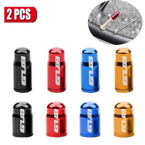 2pcs Aluminum Bicycle Tire Valve Cap Schrader Presta Valve Cap Bike