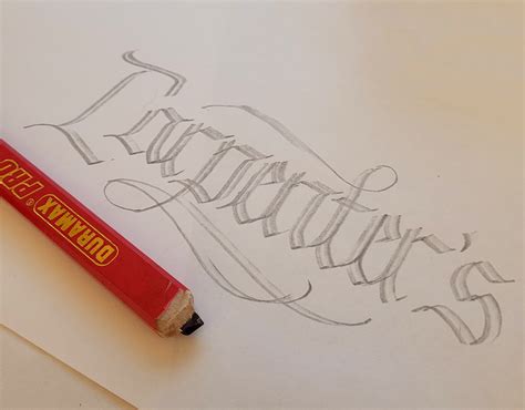 How to do Calligraphy with a Pencil - Calligrascape