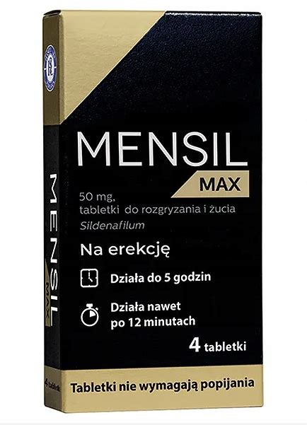 Mensil Max Sildenafil Potencja 50 Mg 4 Tabletki 10755813767 Allegro Pl