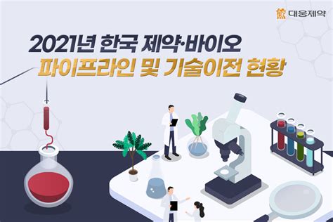 2021년 한국 제약·바이오 파이프라인 및 기술이전 현황 대웅제약 뉴스룸