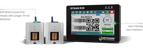 Thermal Ink Thermal Inkjet RYNAN R20 BARCODE PRINTER Automation Grade