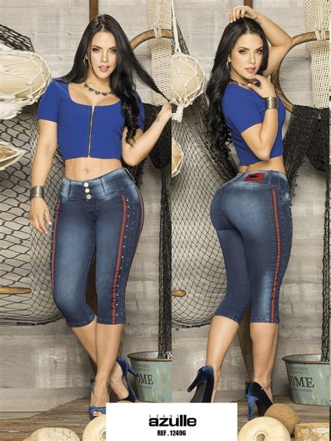 Capris Levantacola Colombiano Azulle Jeans Sexy Jeans Girl Sexy