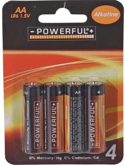 Powerful Batterijen Penlite Aa Type X Stuks Alkaline Long Life