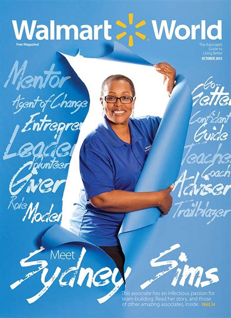 The October Issue Of Walmart World Celebrates Role Models Thought