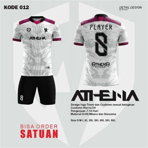 Jual Jersey Futsal Full Printing Custom Athena Kode 012 Shopee Indonesia