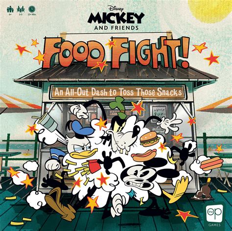 Buy Disney Mickey And Friends Food Fight | Quick-Rolling Family Dice ...