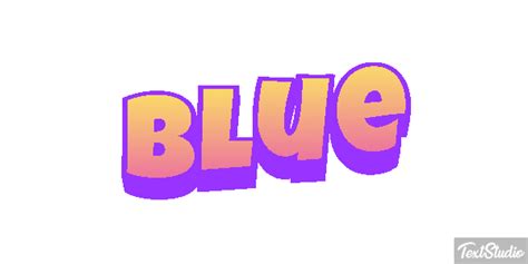 Blue Word Animated  Logo Designs