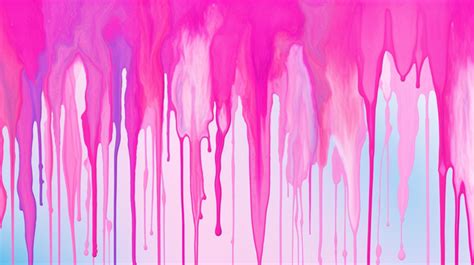 Abstract Pink Watercolor Texture Seamless Pattern With Stains Drips And