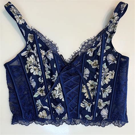 Victoria Secret Corset Top Size M Or Dd Runs A Tad Depop