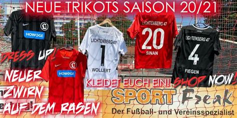 Regionalliga Trikots für neue Saison Lichtenberg 47