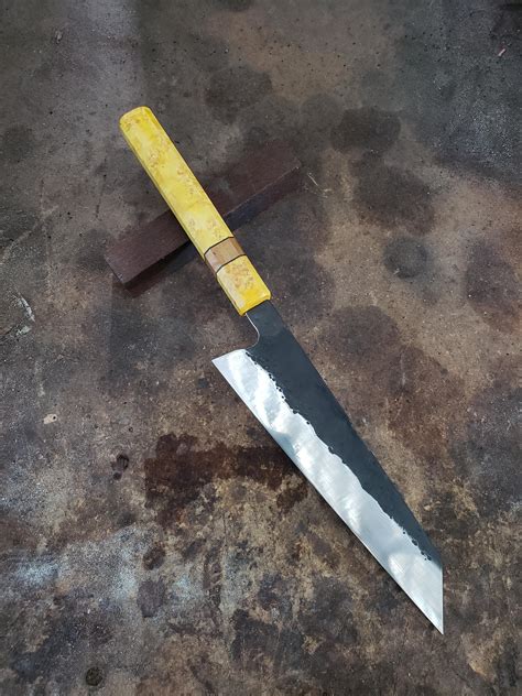 8inch chef knife completed recently : r/knifemaking