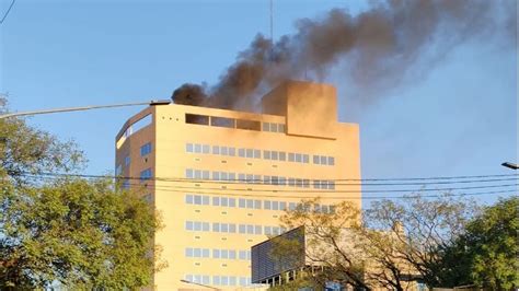 San Rafael Temor Por Un Incendio En El Hotel Tower Mdz Online