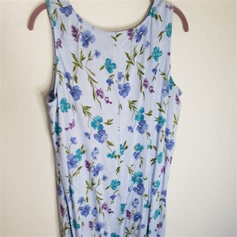 Dressbarn Dress Womens Maxi Floral Sleeveless Sundress Size W Ebay