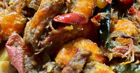 Resep Sambel Goreng Kentang Udang Bumbu Pasar Tanpa Ngulek Oleh Indah