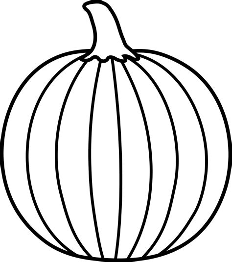 Clip Art Pumpkin Outline Images & Pictures - Becuo